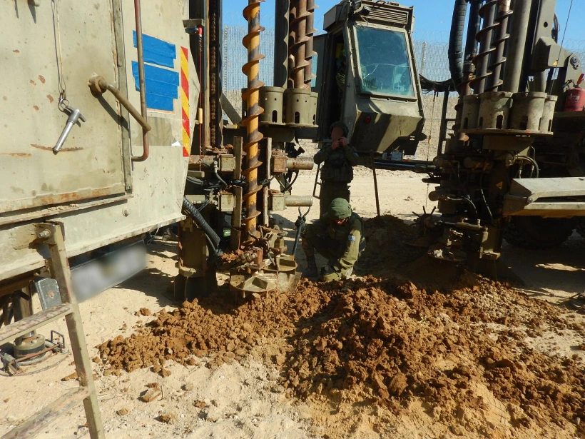 צה''ל חשף מנהרת טרור בגבול עזה