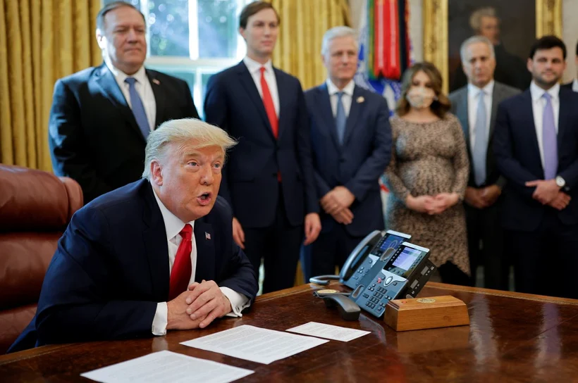 טראמפ בשיחה עם נתניהו ואל-בורהאן