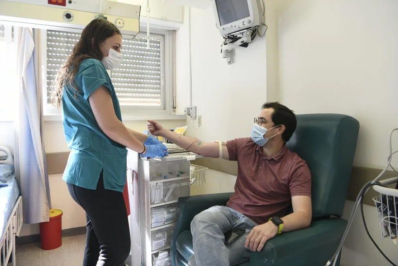 המרוץ לחיסון בבית החולים הדסה