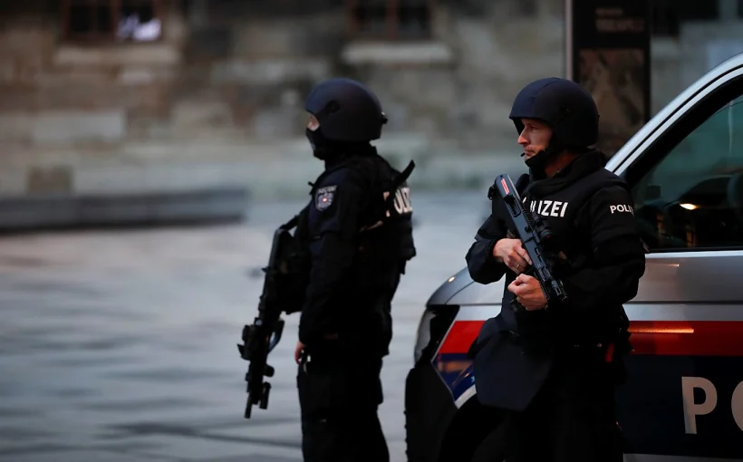 זירת הפיגוע באוסטריה