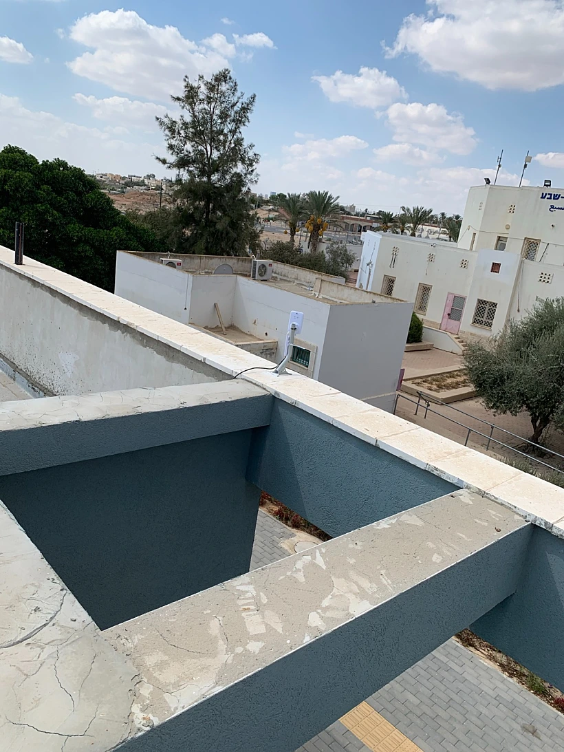 נקודה שבה הייתה תשתית ללמידה מרחוק עבור תלמידי תל שבע