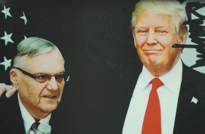 דונלד טראמפ וידידו ג'ו ארפיו