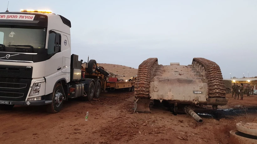 הטנק ההפוך בבקעת הירדן