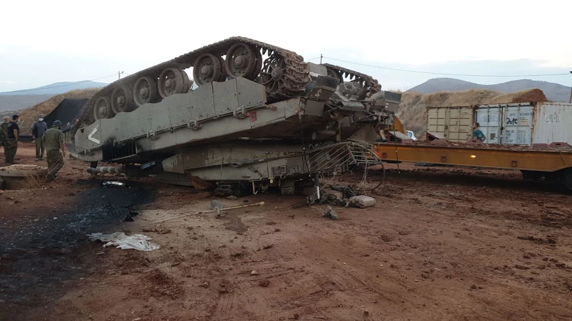 הטנק ההפוך בבקעת הירדן