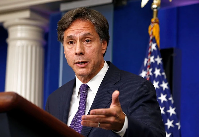 מזכיר המדינה האמריקני אנתוני בלינקן