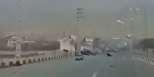 תיעוד מזירת החיסול של מוחסן פח'רי-זאדה