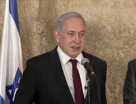 בנימין נתניהו בהצהרה על כינון ההסכם עם מרוקו
