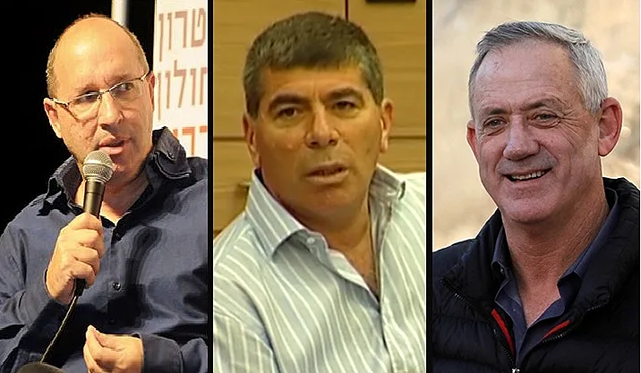 בני גנץ, גבי אשכנזי ואבי ניסנקורן