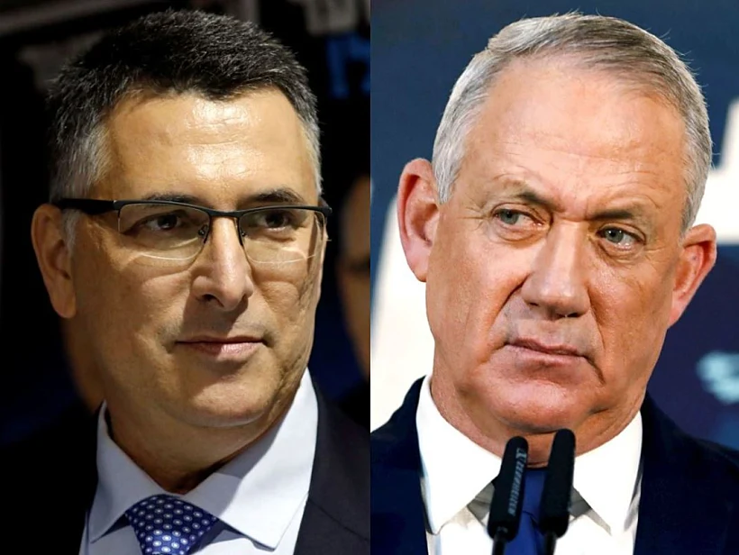 בני גנץ וגדעון סער