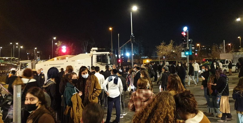 מחאה בירושלים על מות הנער בתאונה בבנימין