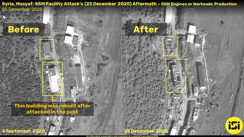 תמונות לוויין מהתקיפה שמיוחסת לישראל בסוריה