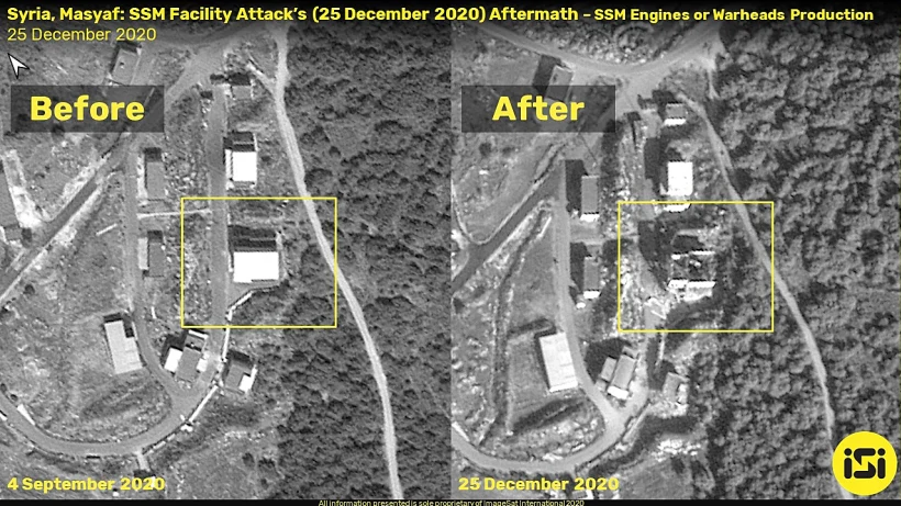 תמונות לוויין מהתקיפה שמיוחסת לישראל בסוריה