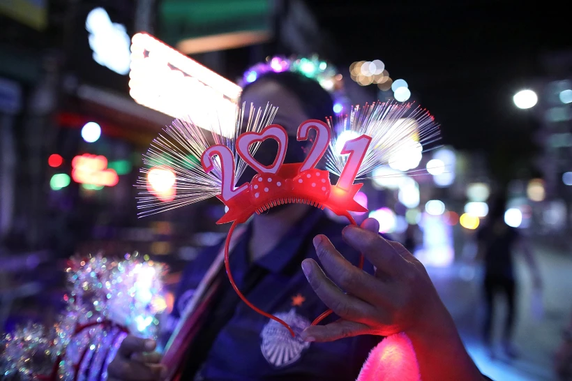 בבנגקוק, בירת תאילנד, נערכים לשנה החדשה