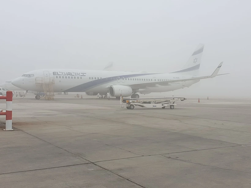 ערפל בנתב''ג