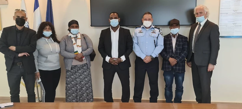 פגישה, מפכ''ל, משפחתו, של, סלומון, טקה,