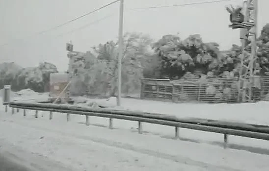 שלג בצפון הגולן