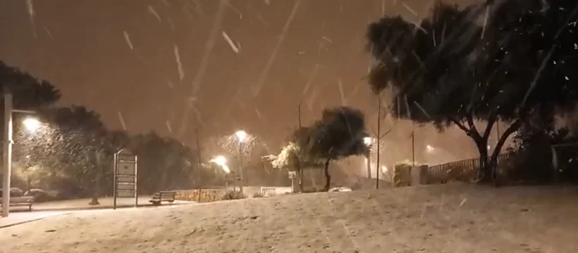שלג בירושלים