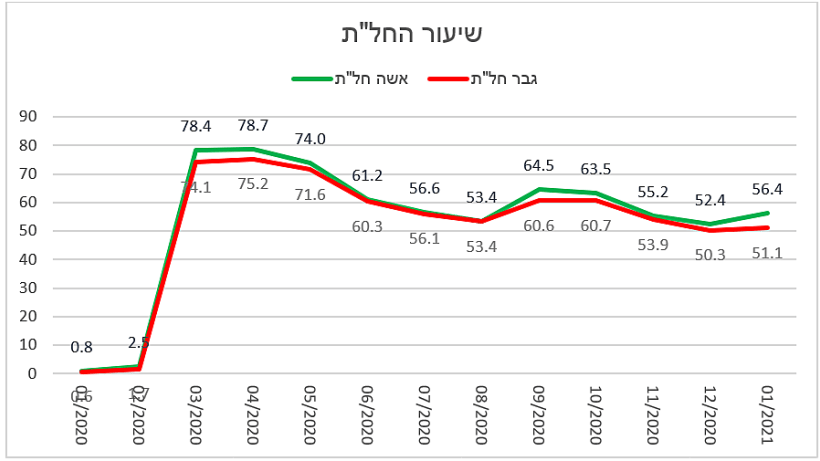 דוח הקורונה התעסוקתית במבט מגדרי