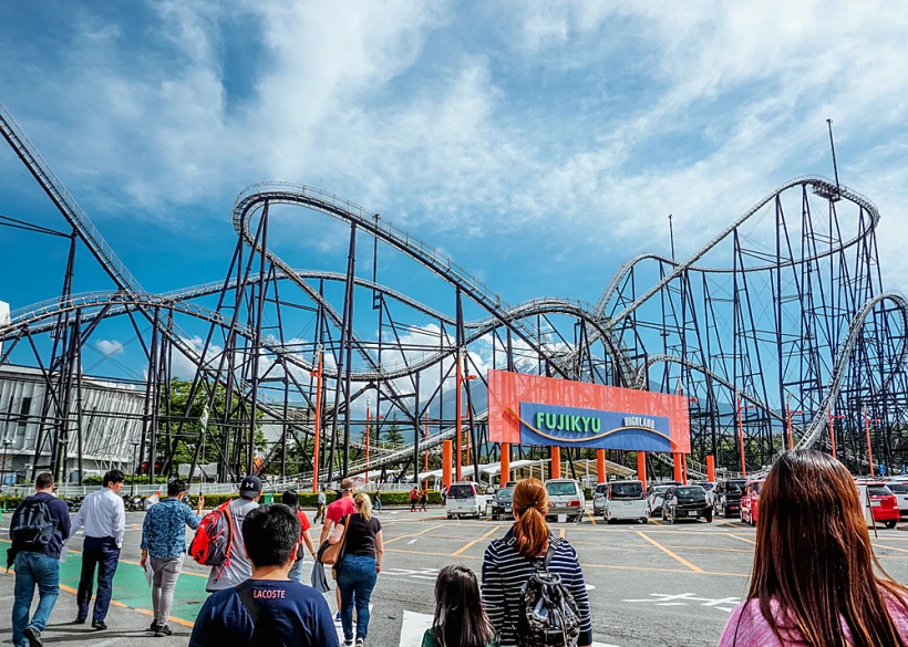 Fuji Q,highland,,fujiyoshida,,yamanashi,prefecture,,japan.,may,25,,2018.,a