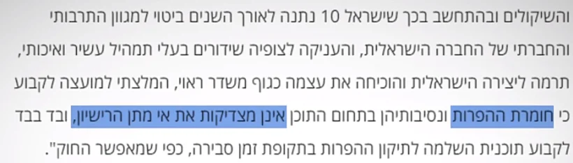חלק מכתבה שפורסמה ב''דה מרקר''