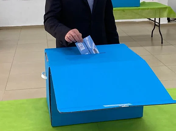 שיעור ההצבעות נכון לשעה 20:00