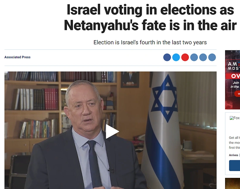 כותרת סיקור הבחירות של ''פוקס ניוז''