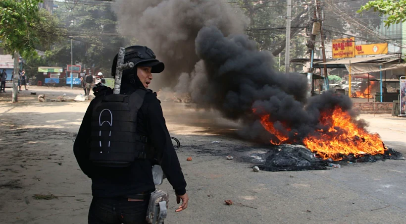 מחאות בינגון נגד ההפיכה הצבאית במיאנמר
