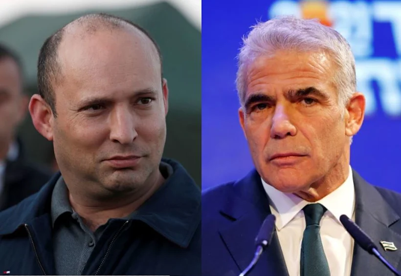 יאיר לפיד ונפתלי בנט