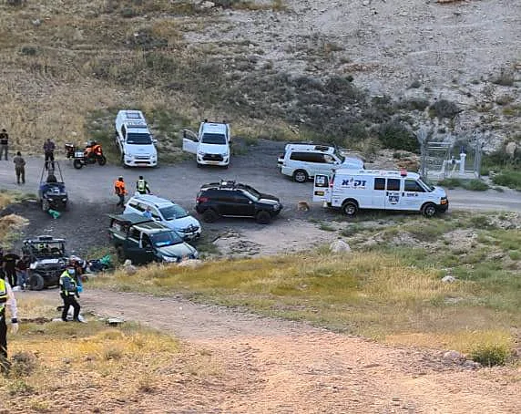 זירת התאונה שבה נהרגה רוני קאפח מהתהפכות טרקטורון