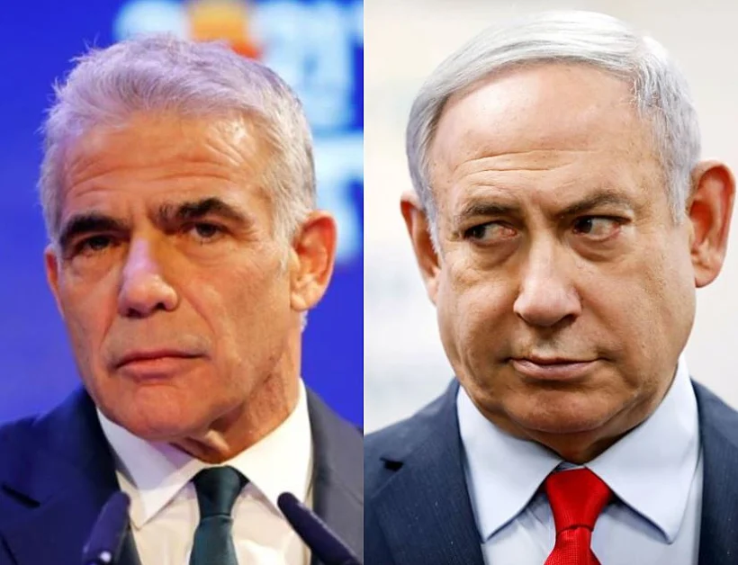 בנימין נתניהו ויאיר לפיד