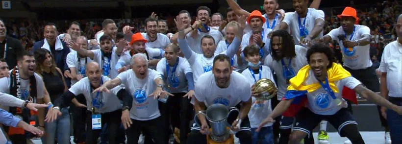 קבוצת הכדורסל עירוני נס ציונה לאחר הזכייה