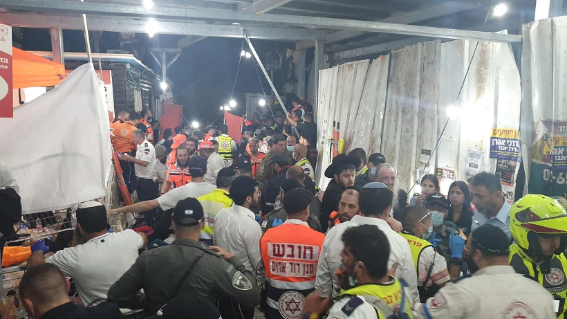 הר מירון, קריסת טריבונה