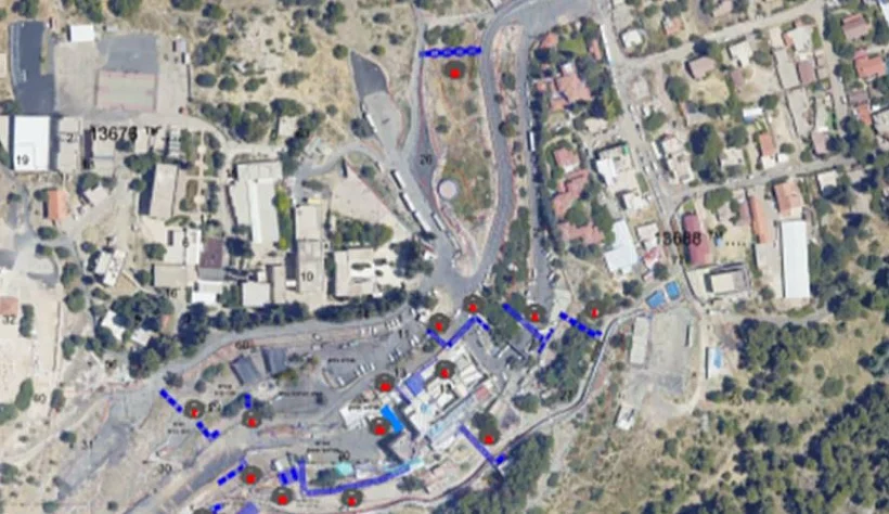 הדמייה של מתחם הקבר במירון