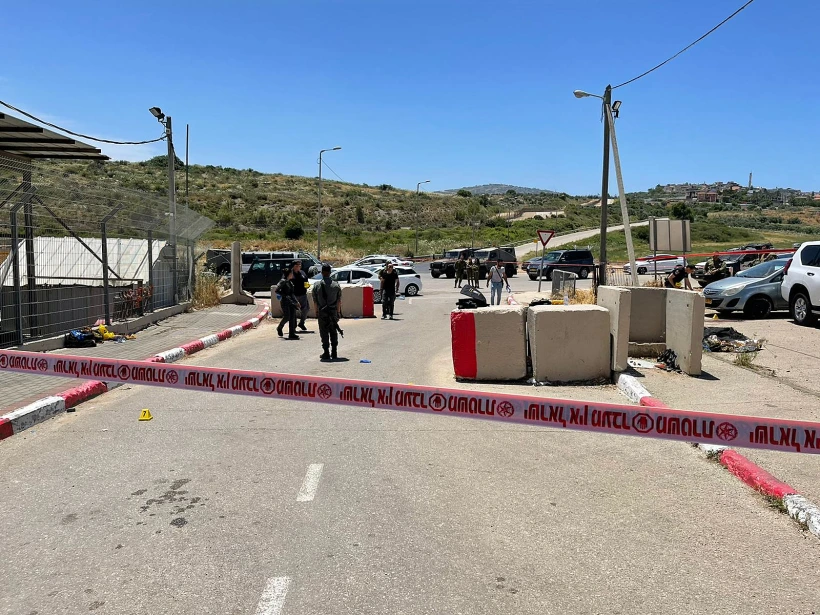 שומרון, מג''ב, פיגוע, זירה