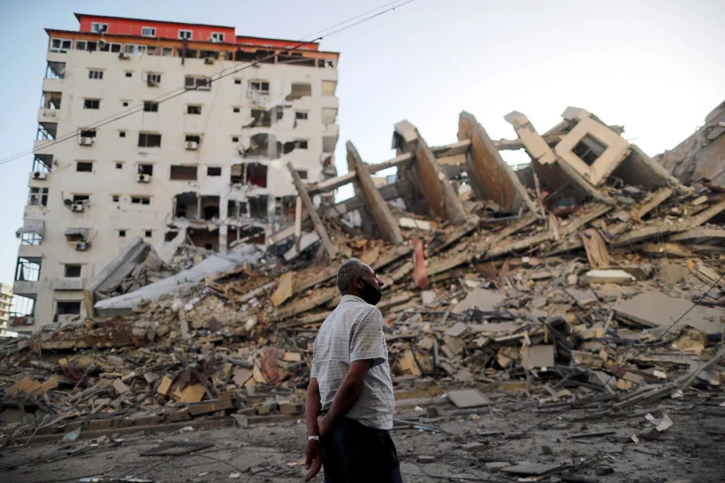 שומר החומות, עזה, תקיפה, צה''ל, חיל האוויר