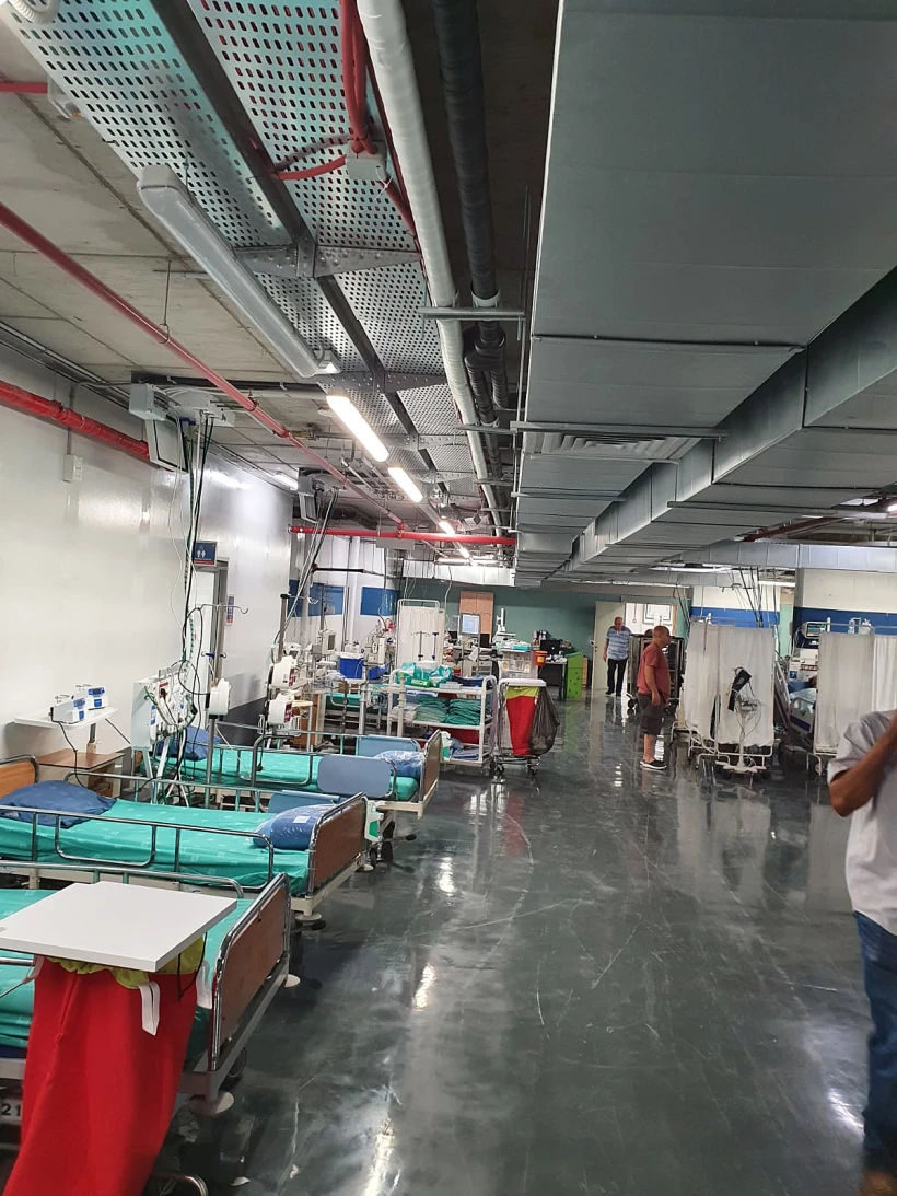 מחלקה מוגנת, מחלקה רפואית במקלט