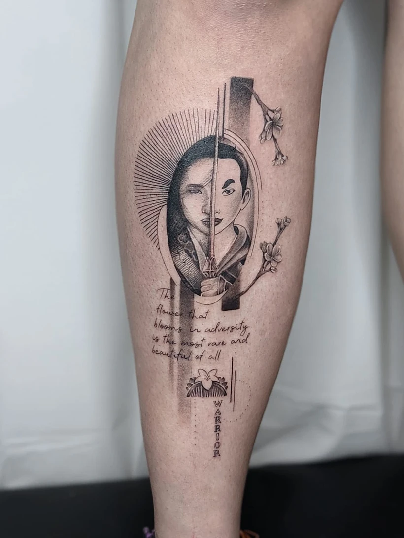 קעקוע בסגנון סיני מבית ARTATOO