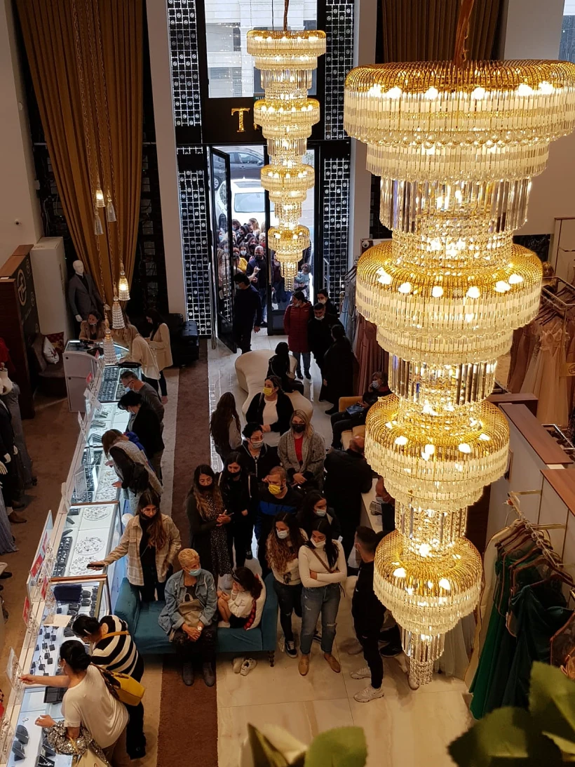 צילום החנות מלמעלה T&E