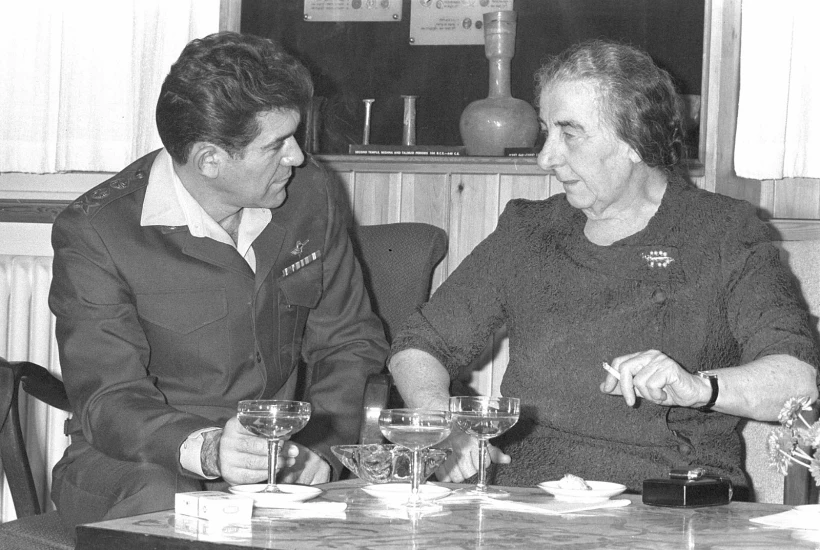 גולדה מאיר, דוד אלעזר