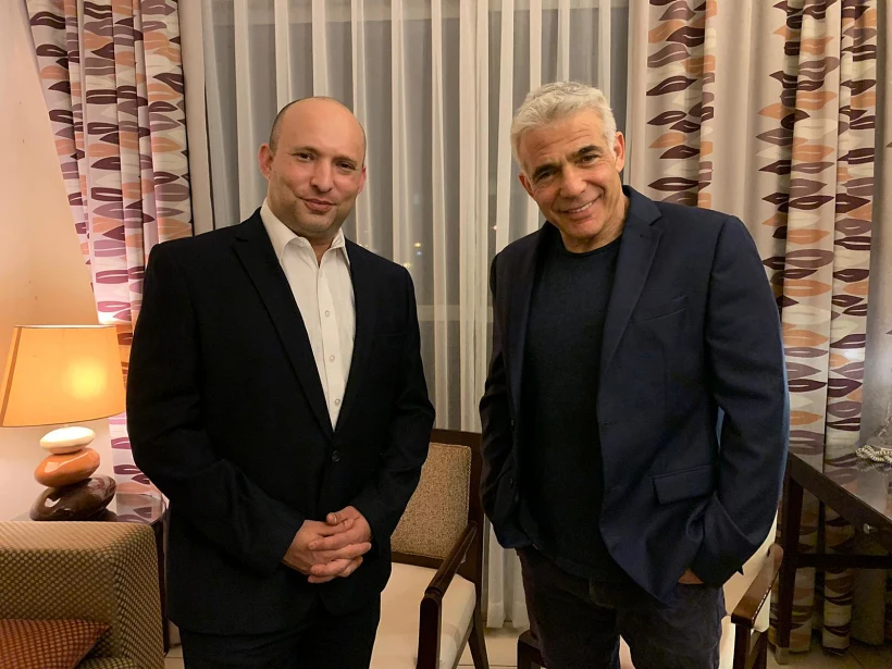 יאיר לפיד ונפתלי בנט