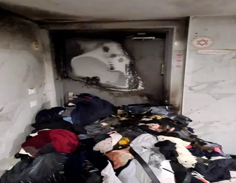 ניסיון שריפה של ביתם של משפחת מקסימוב בביתר עילית