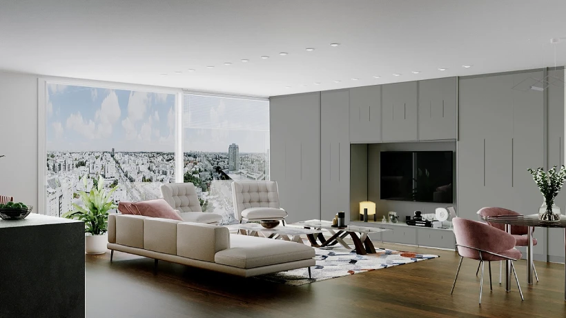 עיצוב של אושרת אוחיון Homy סטודיו מעצבת פנים במרכז