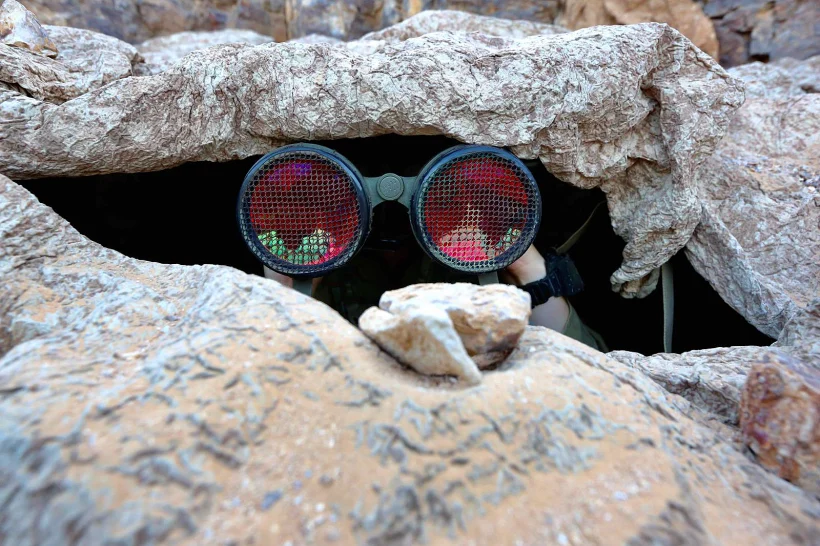 תצפית של צה''ל בגבול עם מצרים