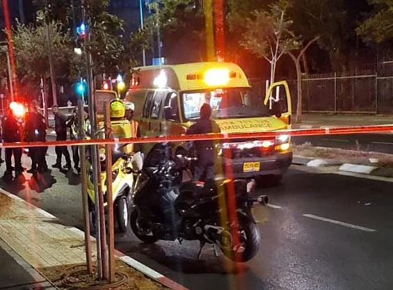 זירת החיסול בתל אביב