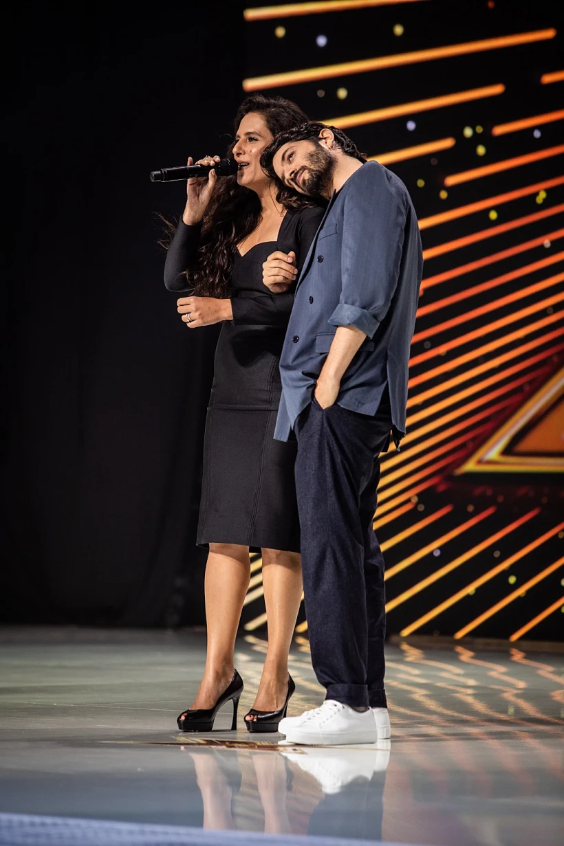 מירי מסיקה ורן דנקר בצילומי אקס פקטור