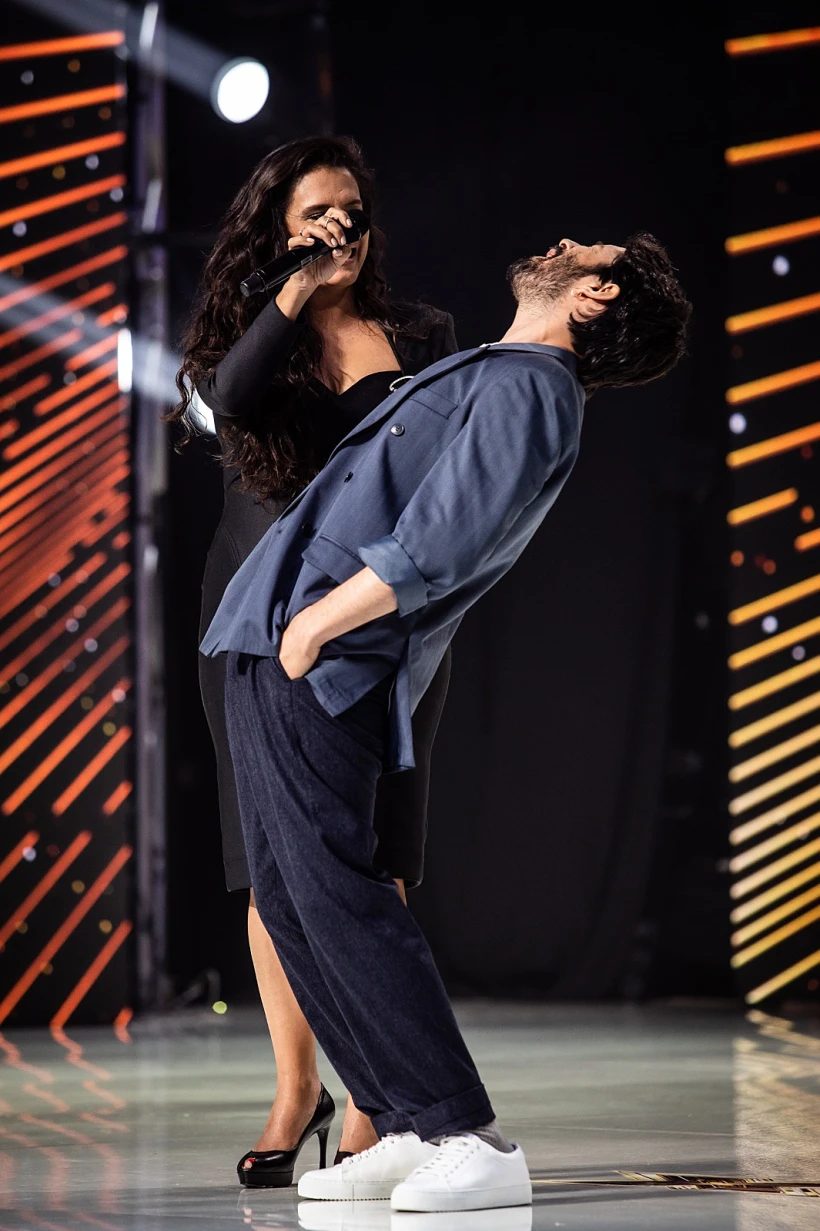 מירי מסיקה ורן דנקר בצילומי אקס פקטור