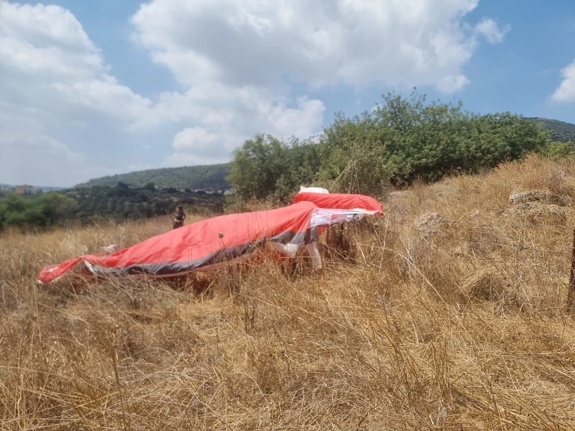 תאונת מצנח בגליל התחתון, גבר כבן 55 נהרג, מד''א, אמבולנס