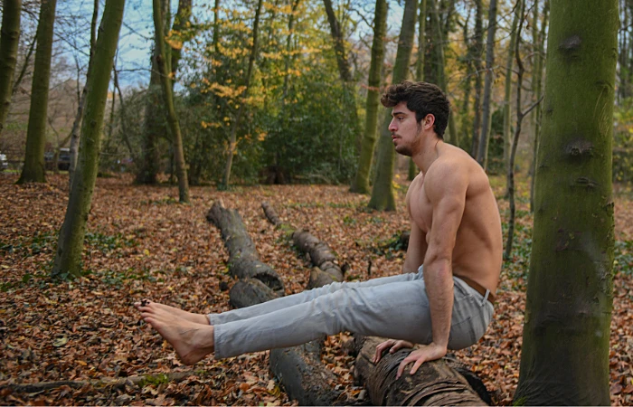 יאן רפאל פלורנט מתרגל אימונים בחוץ