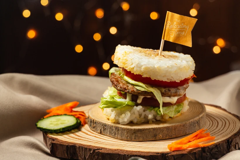 המבורגר אורז