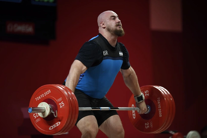 דוד ליטווינוב בזמן התחרות